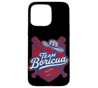 Team Boricua Puerto Rico Baseball Coqui Frog Pava Hat Fan Case for iPhone 15 Pro Max