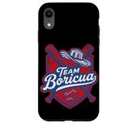 Team Boricua Puerto Rico Baseball Coqui Frog Pava Hat Fan Case for iPhone XR