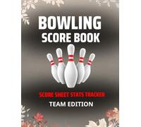 Team Bowling League Score Tracker: A 5-Player Team Scorebook for League Night - Game Sheets, Series Scores, Average Log, Standings & Season Stats