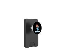 Team Boy Cute Baby Illustration Design PopSockets PopWallet for MagSafe