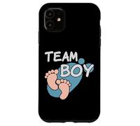 Team Boy Gender Revelation Shower Baby Shower Case for iPhone 11