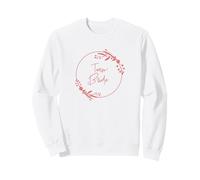 Team Bride Bachelorette Party Boho White Matching Sweatshirt