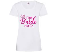 Team Bride Hen Do T-Shirts Bride Tribe Apparel Bachelorette Hen Parties Accessories Wedding Favours Bride to Be Tshirts(M,White)