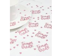 Team Bride Wedding Confetti Engagement Diamond Ring Anniversary Hen Party Table Scatters Decoration for Love Biodegradable Birthday Table Confetti Decor Party Decorations Supplies Pink