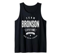 Team Bronson Lifetime Member Funny Name Bronson Tank Top