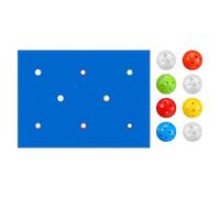 Team Building Game - 78.74 inch Outdoor Toy | Polyester Hole Tarp - Interactive Group Activity with 8 Vibrant Balls, Ideal for Fostering teamworks During School Sports Day Events