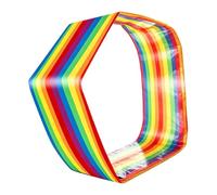 Team Building Game Running Mat 19.6x1.4 Ft Striped Party Toy | Durable material, multi-team interactive, group activity ready, non-slip surface