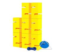 Team Building Game Set for Adults and Schools, Instant Setup Blocks Tower for Field Day Activities
