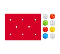 Team Building Game Set, Hole Tarp Group Activity with 8 Balls, Interactive Team Bonding Outdoor Play Equipment, Portable Group Party Game, Engaging Social Skill Development Activity Kit for Home Event