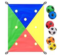 Team Building Games - 82 Inch Mat | Polyester Playset: Interactive Hole Trap Game for Fun, Outdoor Travel and Work Activities