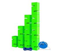 Team Building Games for Work, Instant Setup Blocks Tower, Field Day Set for Schools