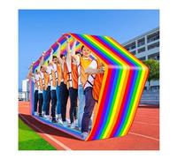 Team-building games, IEOWY Team Building Game Running Mat, Field Day Outdoor Carnival Lawn Game, Birthday Party Backyard Game(Adult 20M/26FT)