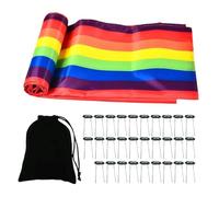 Team Building Mat, Encourages Cooperative Play, 1.4x1100cm, Fun Playing Run Mat, Teamwork Games Group Learning Activity M-at, Easy Setup And Portable, For Kids, Teens, And Adults During Party, Camping