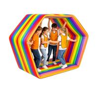 Team Building Running Mat | 210D Oxford | 600×45cm Rolling Wheel Game Prop