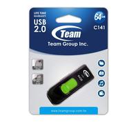 Team C141 64GB USB 2.0 Green USB Flash Drive