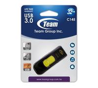 Team Group C145 32 GB USB 3.0 Flash Memory Drive - Yellow