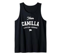 Team Camilla Lifetime Member Funny Name Camilla Tank Top