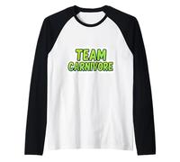 Team Carnivore Diet Fan Follower Meat Lover Paleo Keto Eater Raglan Baseball Tee