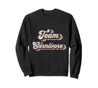 Team Carnivore Funny Retro Carnivore Diet Mens Womens Sweatshirt