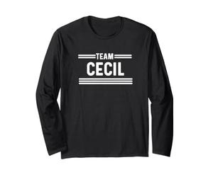 Team Cecil - Family Name Long Sleeve T-Shirt
