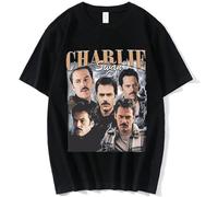 Team Charlie Swan T Shirt Billy Burke Graphic Printed Tshirts Men Cotton Short Sleeve Tee Shirt Vintage Clothing Size 3XL Black