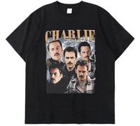 Team Charlie Swan T Shirt Billy Burke Graphic Printtshirts Men Women Cotton Thin Short Sleeve Oversized Vintage Tee Shirt 2022 Black L