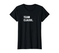 Team Claude - Name Value Graphic T-Shirt, Women, Black, XL
