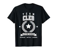 Team Cleo Lifetime Member Funny Name Support T-Shirt