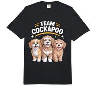 Team Cockapoo Cute Cartoon for Dog Owners Pet Cockapoo Comfort Colors Adult Heavyweight T-Shirt