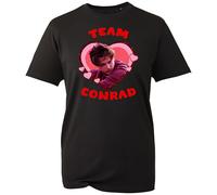 Team Conrad Fan Shirt - Show Your Support for Conrad with This Stylish Heart Design for Fans of The Summer I Turned Pretty (Black, S)
