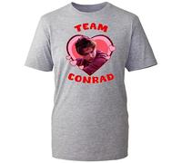 Team Conrad Fan Shirt - Show Your Support for Conrad with This Stylish Heart Design for Fans of The Summer I Turned Pretty (Heather Grey, S Years)