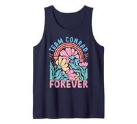 Team Conrad Forever Floral Retro Groovy Kids Tank Top