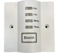 Team Controls Timer Boost Switch Immersion Water Heater Electric Towel Radiator Heating & Lighting - 2 Hour Electronic Boost Timer Socket Box Mount 230 V