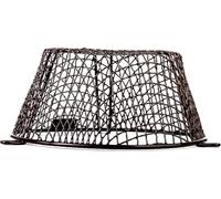 Team Controls Universal Plastic Coated Circular Guard Basket Cage Cover Brown, 7" Dia x 4" D - Suitable for Boiler Flue Terminal Guard, CCTV Camera, Lighting etc