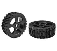Team Corally 1/8 Off-Road Buggy Tyres Xprit Glued Black Rims C-00180-611