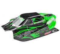 Team Corally Asuga XLR Polycarbonate RC Body Shell Green C-00180-857-G
