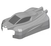 TEAM CORALLY POLYCARBONATE BODY SYNCRO CLEAR CUT C-00180-1055