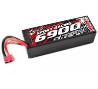 Team Corally Power Racing 3S 6900mAh 11.1V 60C LiPo Battery T-Plug C-49136-D