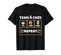 Team cuoi Food, Laugh, Drink, Repeat Vietnam Travel Tourist T-Shirt