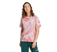 Team D adidas All Over Printed T-Shirt - Womens - Grey/Red