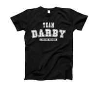 Team Darby Lifetime Member Family Last Name Activewear Shirts Soft Sport Tops Crew Neck Tee for Working Running Lounge S