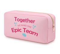 Team Definition Cosmetic Bag for Women Team Gifts for Female Coworker Employee Colleague Staff Christmas Birthday Double Side Together We Make One Epic Team Toiletry Bag