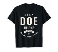 Team Doe Lifetime Member Funny Name Doe T-Shirt