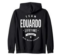 Team Eduardo Lifetime Member Funny Name Eduardo Zip Hoodie