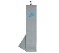 Team Effort Detroit Lions Face/Club Tri-Fold Embroidered Towel 16" x 24"