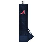Team Effort MLB Atlanta Braves Face/Club Tri-Fold Embroidered Towelface/Club Tri-Fold Embroidered Towel, NA
