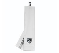 Team Effort Palm Beach Golf Embroidered Towel NBA Brooklyn Nets