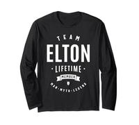 Team Elton Lifetime Member Funny Name Elton Long Sleeve T-Shirt