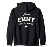 Team Emmy Lifetime Member - Funny Name Emmy Zip Hoodie