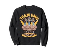 Team Emu Funny Cartoon Aussie Outback Bird Birthday Party Sweatshirt